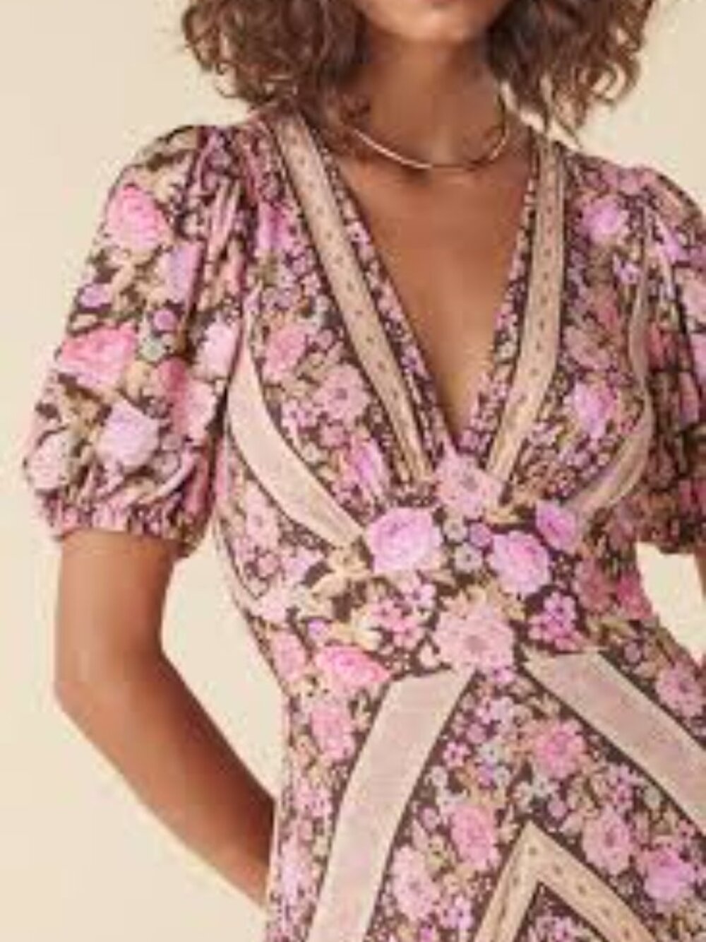 This item is the Spell & The Gypsy Collective Enchanted Wood Gown in the rose